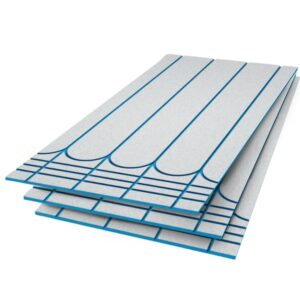 Underfloor Heating Insulation Boards XPS Cement Coat 5x 1200x600x20 16mm Pipe
