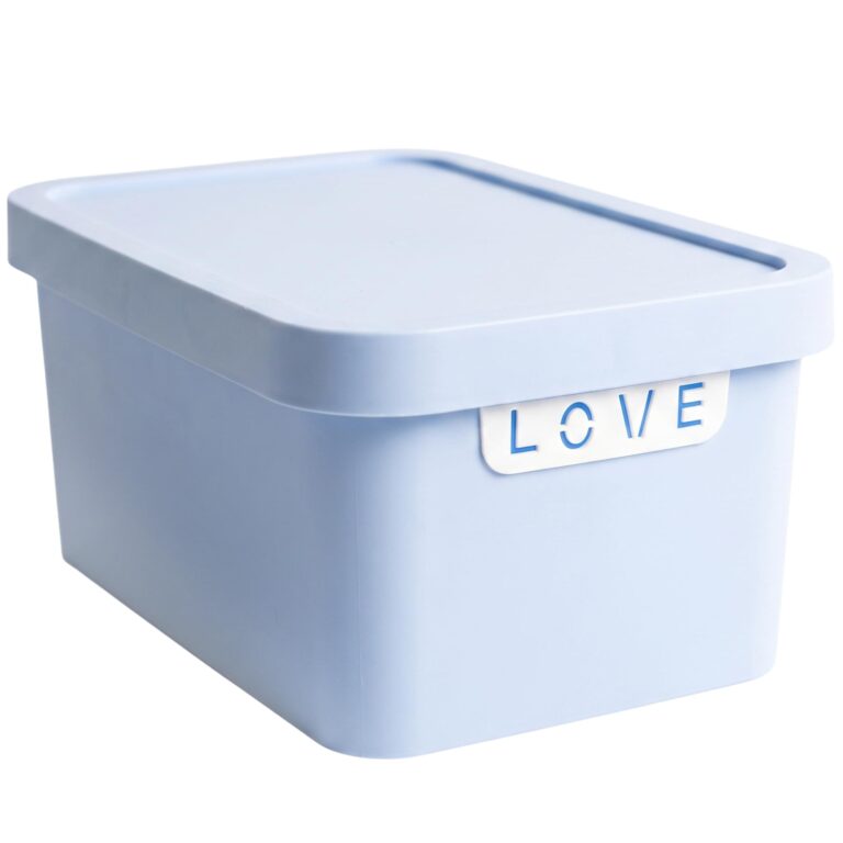 Storage Box with Lid 7.5L Blue