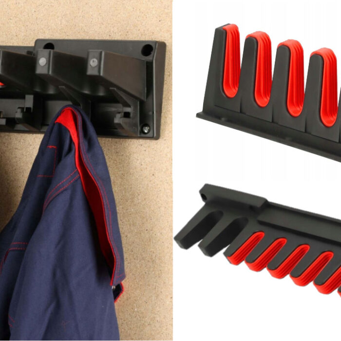 Wall Mounted Tool Holder Rack with Hooks