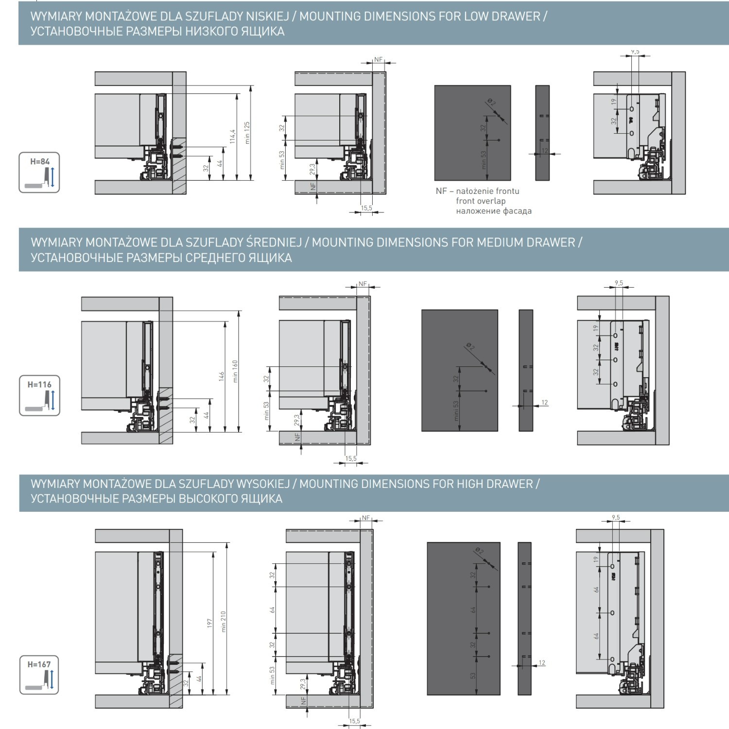 AXIS PRO Glass Side Drawer System Soft Close - Image 9