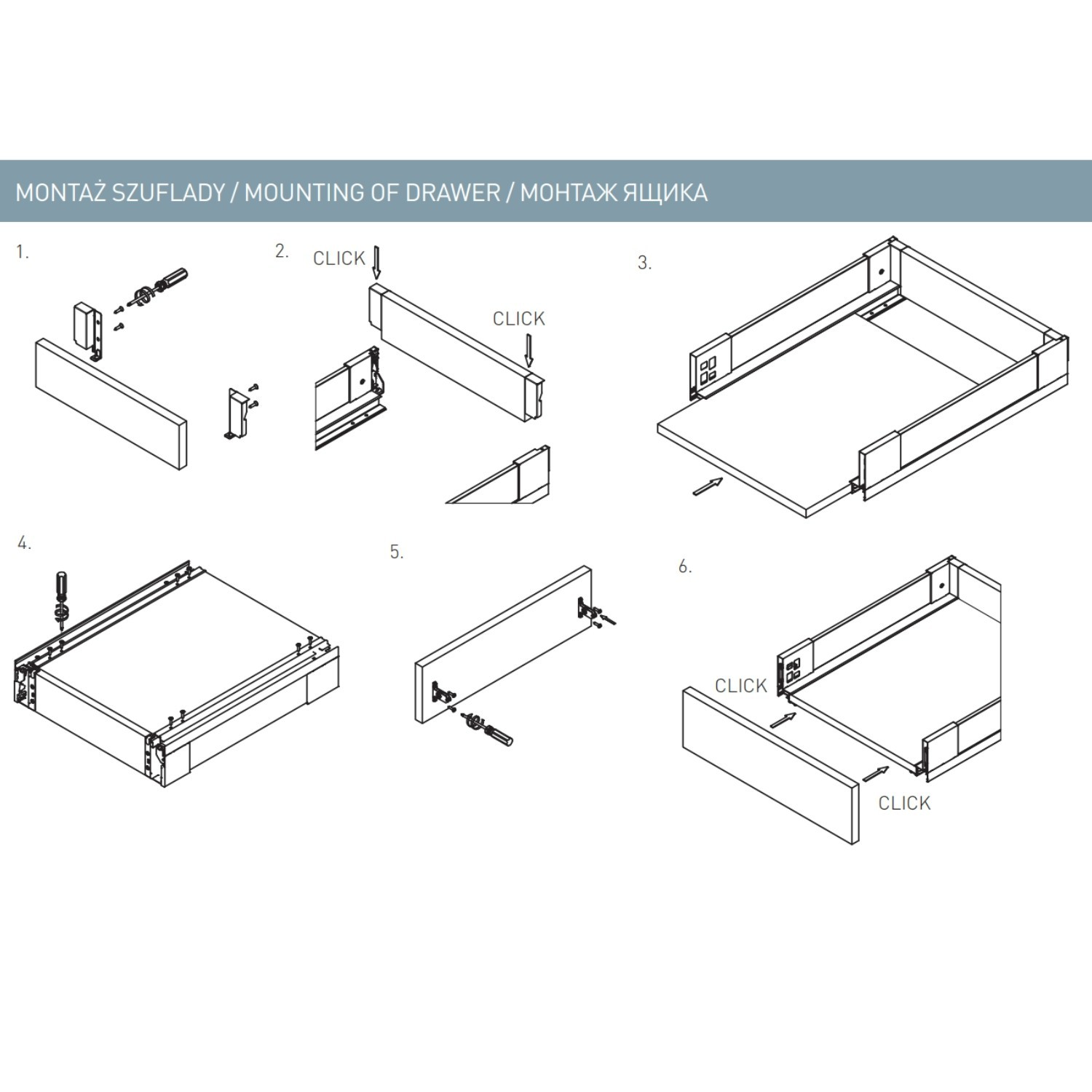 AXIS PRO Glass Side Drawer System Soft Close - Image 11