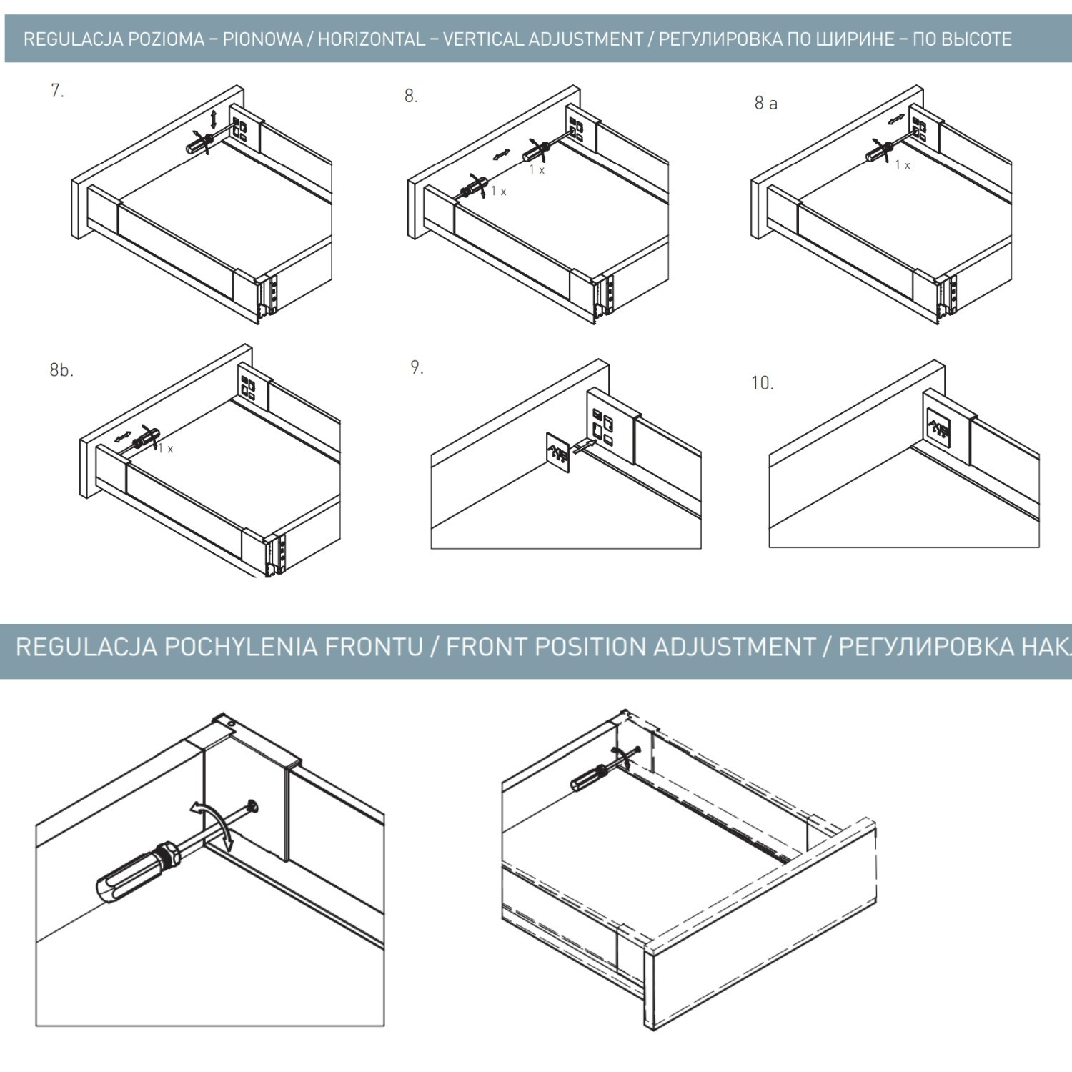 AXIS PRO Glass Side Drawer System Soft Close - Image 12