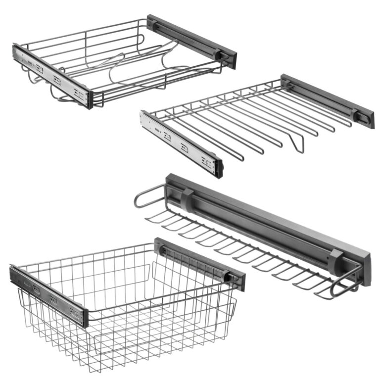 Pull-Out Wardrobe Tie Hanger Rack