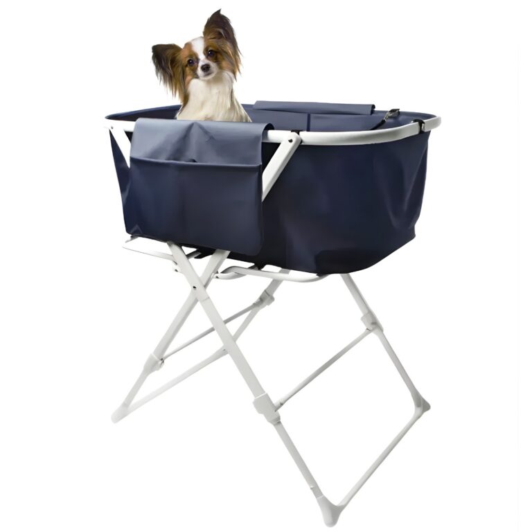 Foldable Dog Bath Tub 70L Adjustable Height