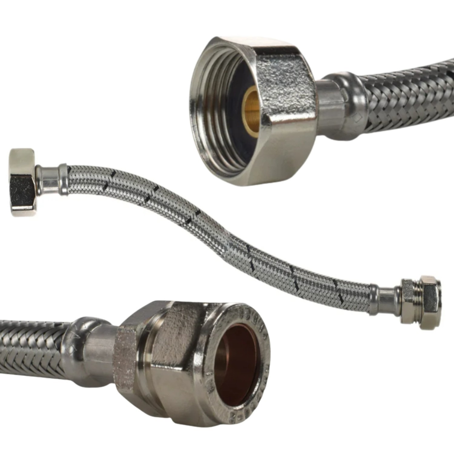 Brass Through Wall Garden Tap Kit with Tee Valve - Image 4