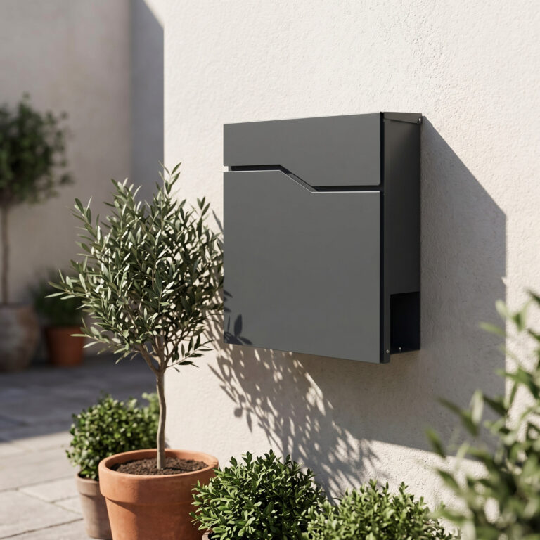 Post Box Wall Mounted Heavy Duty Galvanised Steel