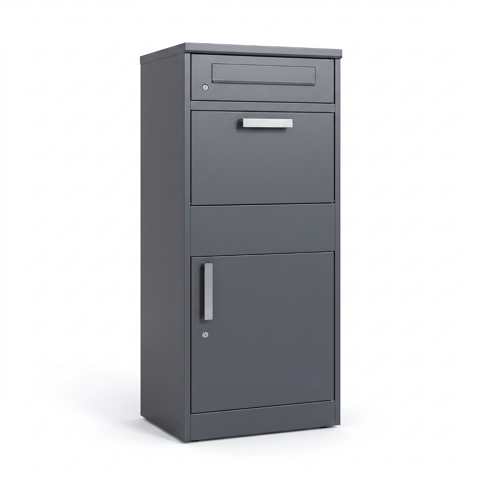 Extra Large Freestanding Parcel Drop Box Steel 112cm - Image 4