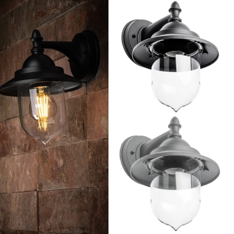 Outdoor Wall Lantern Metal E27 60W IP54