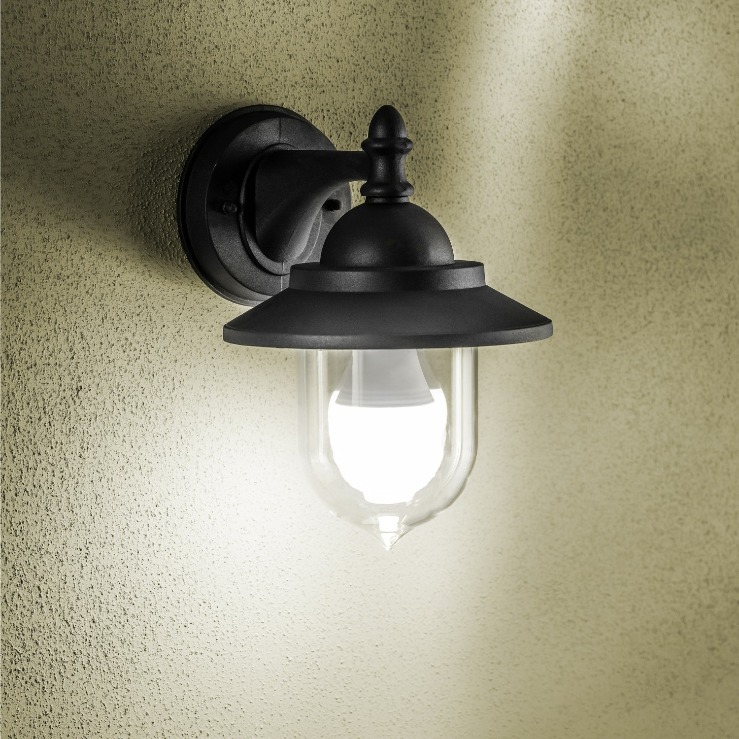Outdoor Wall Lantern Metal E27 60W IP54 - Image 4