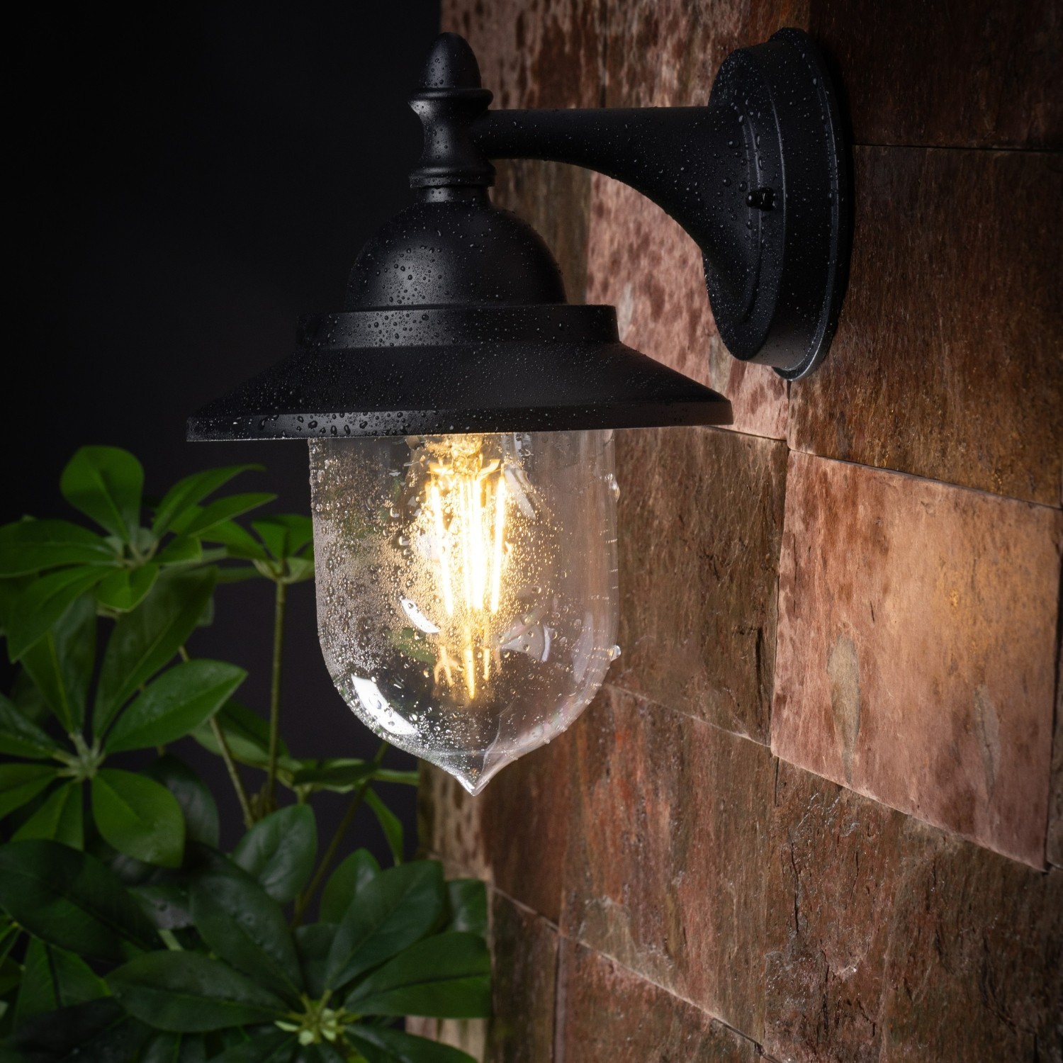 Outdoor Wall Lantern Metal E27 60W IP54 - Image 7