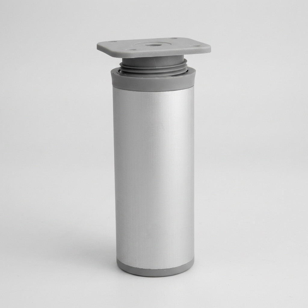 Adjustable Furniture Legs Aluminium Round Pack of 4 - Image 4