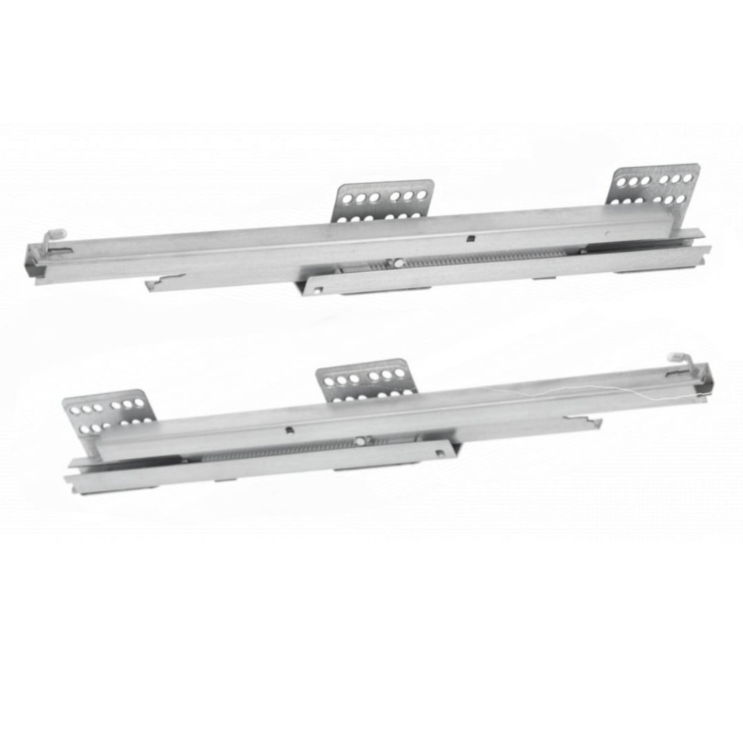 Cargo Bottom Mount Drawer Runners Silent Closing 20kg Pair