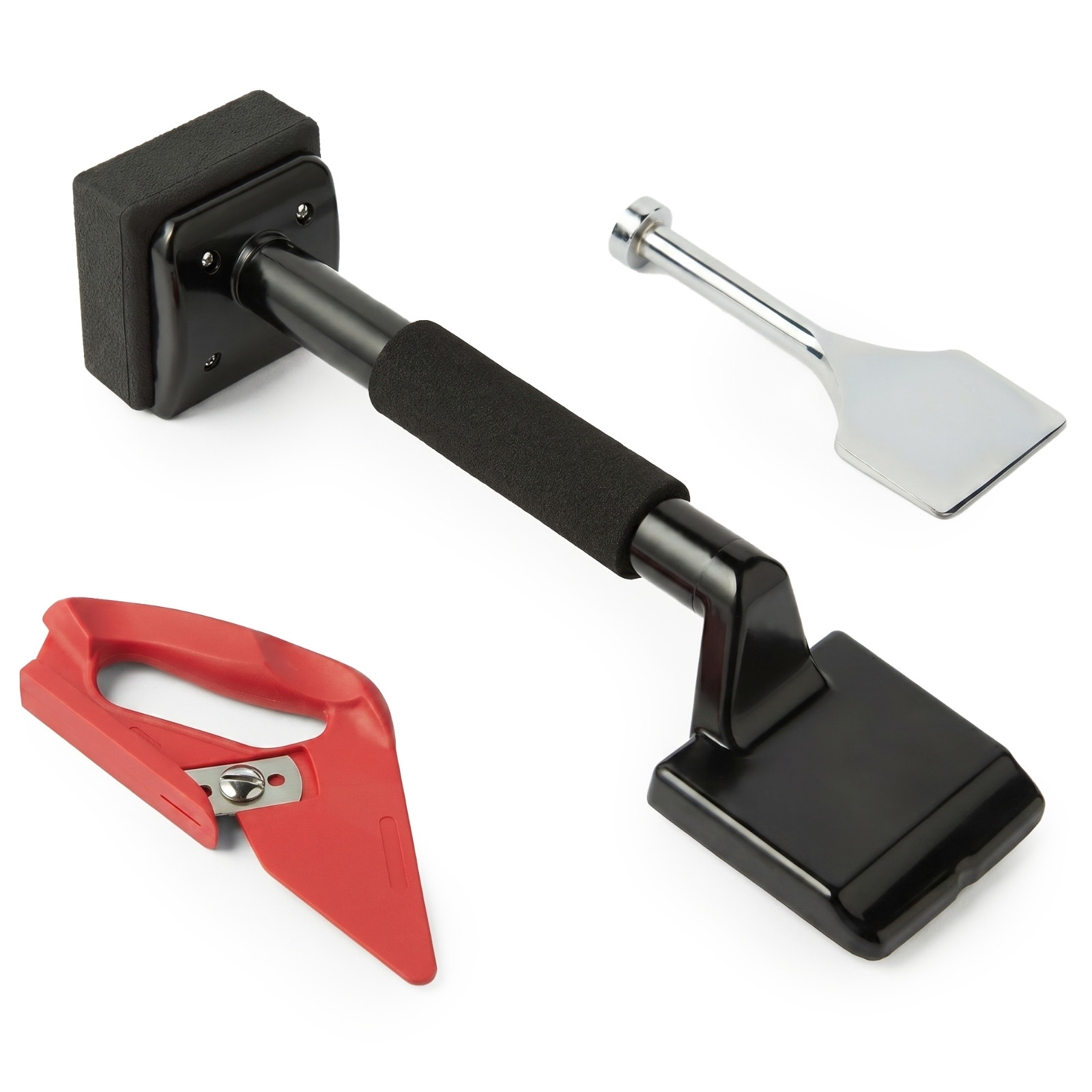 Carpet Fitting Kit Knee Kicker Cutter Edge Scraper 3pc