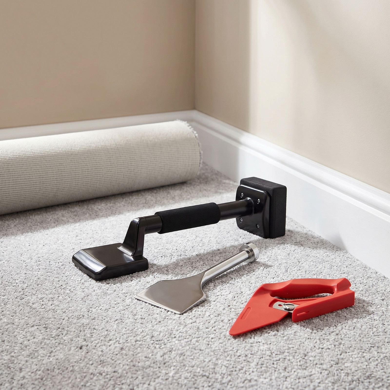 Carpet Fitting Kit Knee Kicker Cutter Edge Scraper 3pc - Image 6