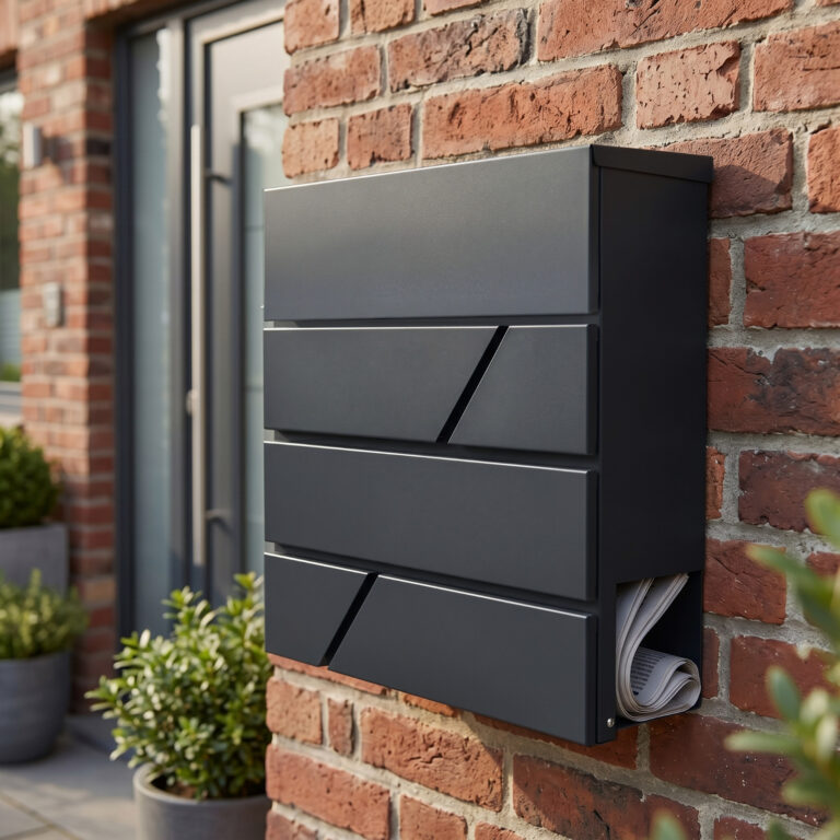 Post Box Wall Mounted Anthracite Newspaper Holder