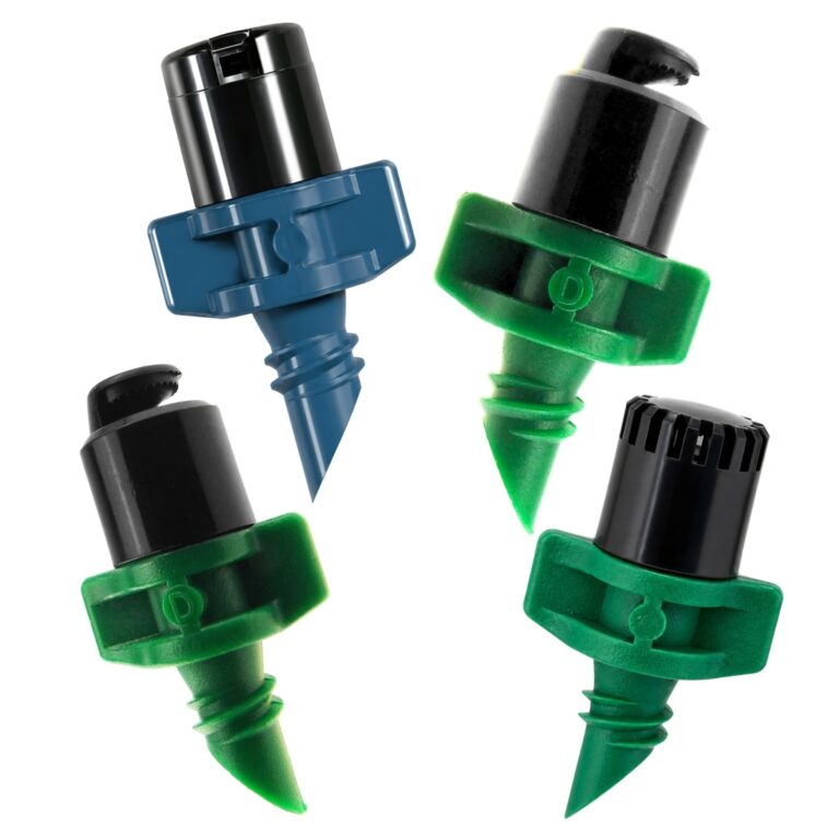 Winged Micro Irrigation Spray Jets Threaded Base