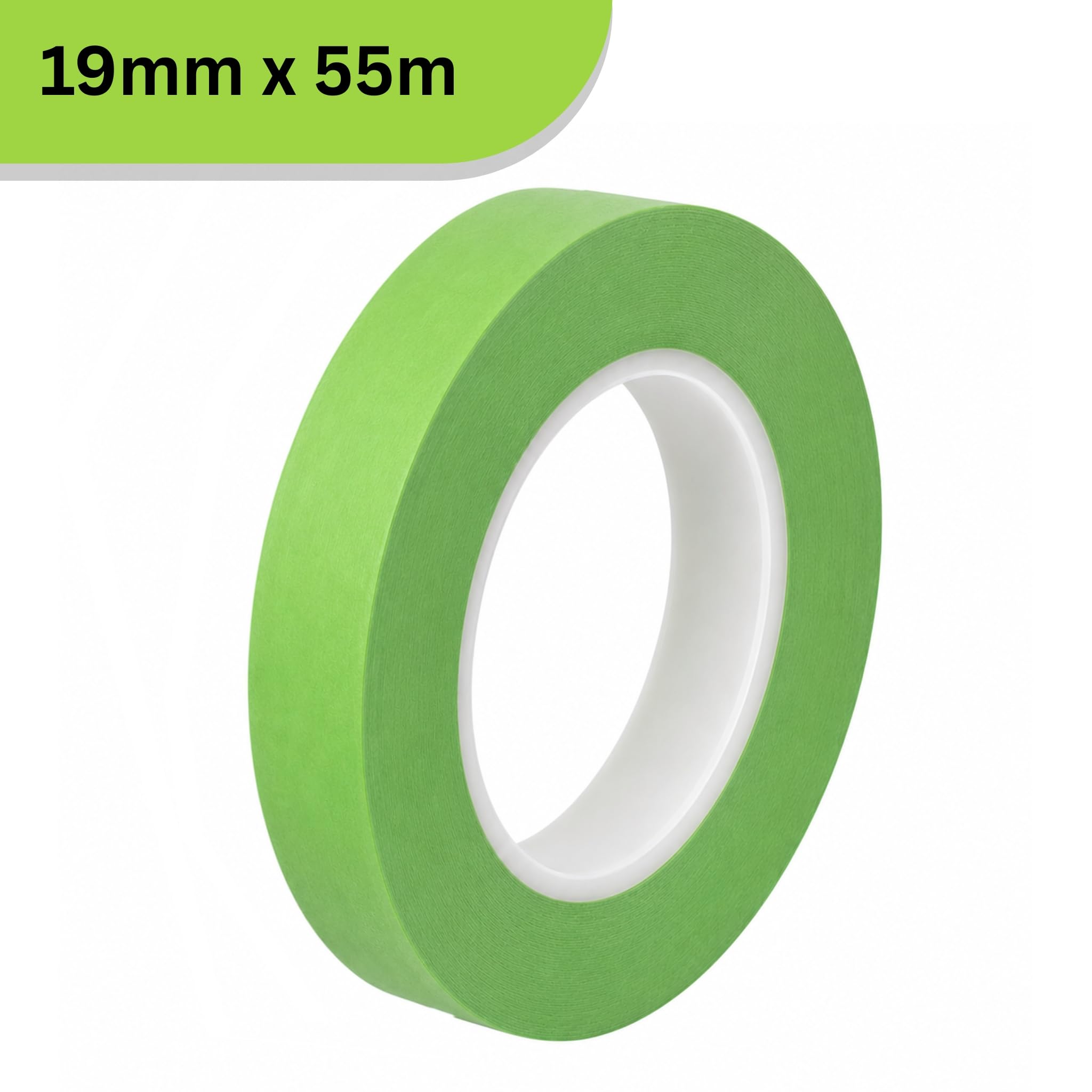 Green Fine Line Masking Tape 19mm x 55m - Image 2