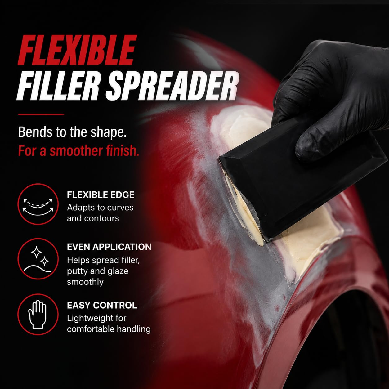Flexible Body Filler Spreaders 105 x 70mm Pack of 100 - Image 4