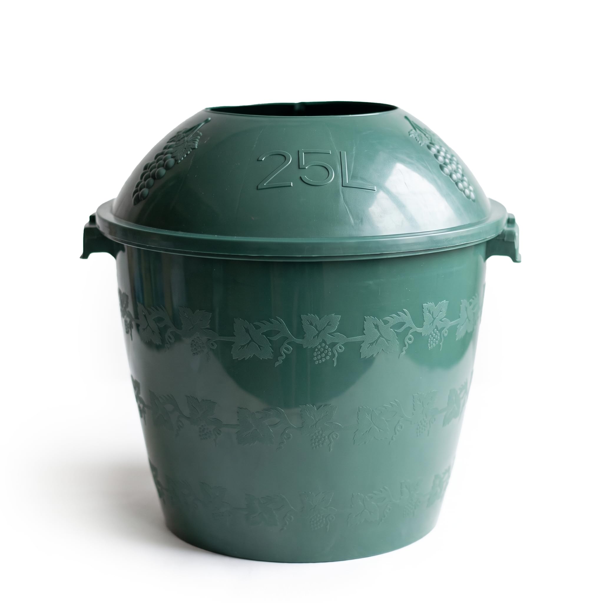 Green Demijohn Basket Cover with Lid 25L