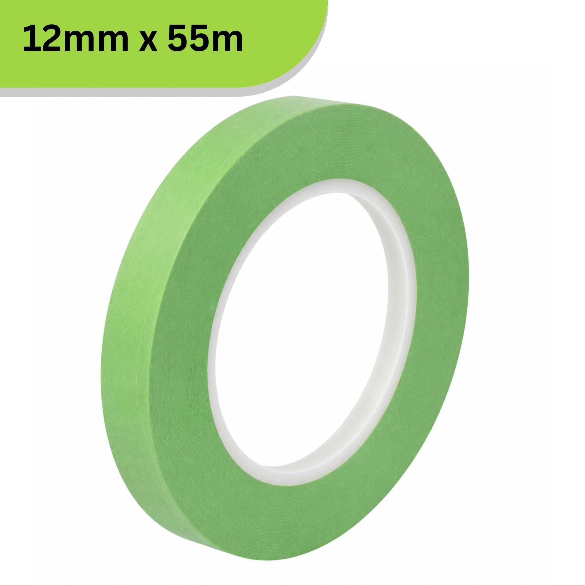 Green Fine Line Masking Tape 12mm x 55m - Image 2