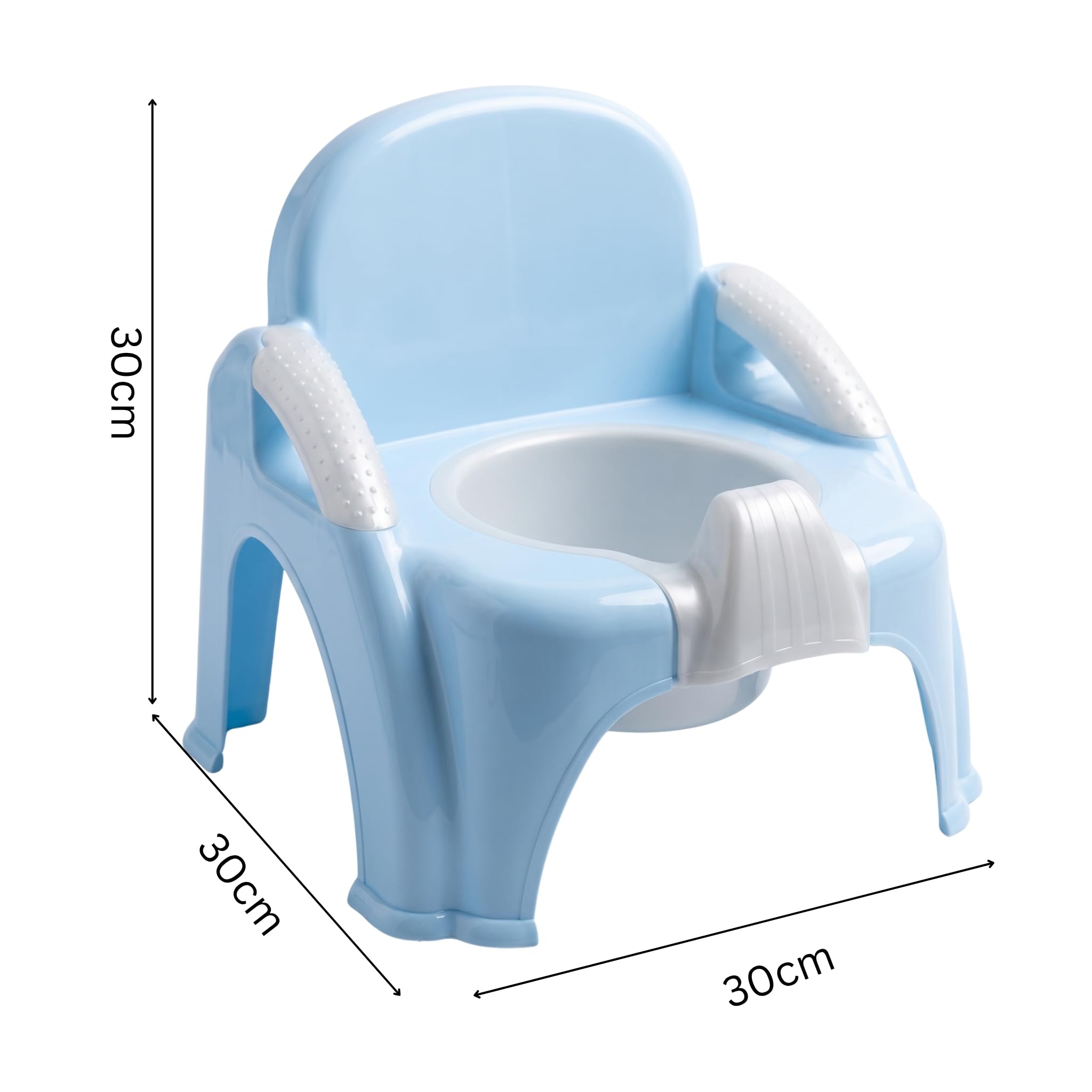 Toddler Potty Training Chair with Removable Bowl Blue - Image 9