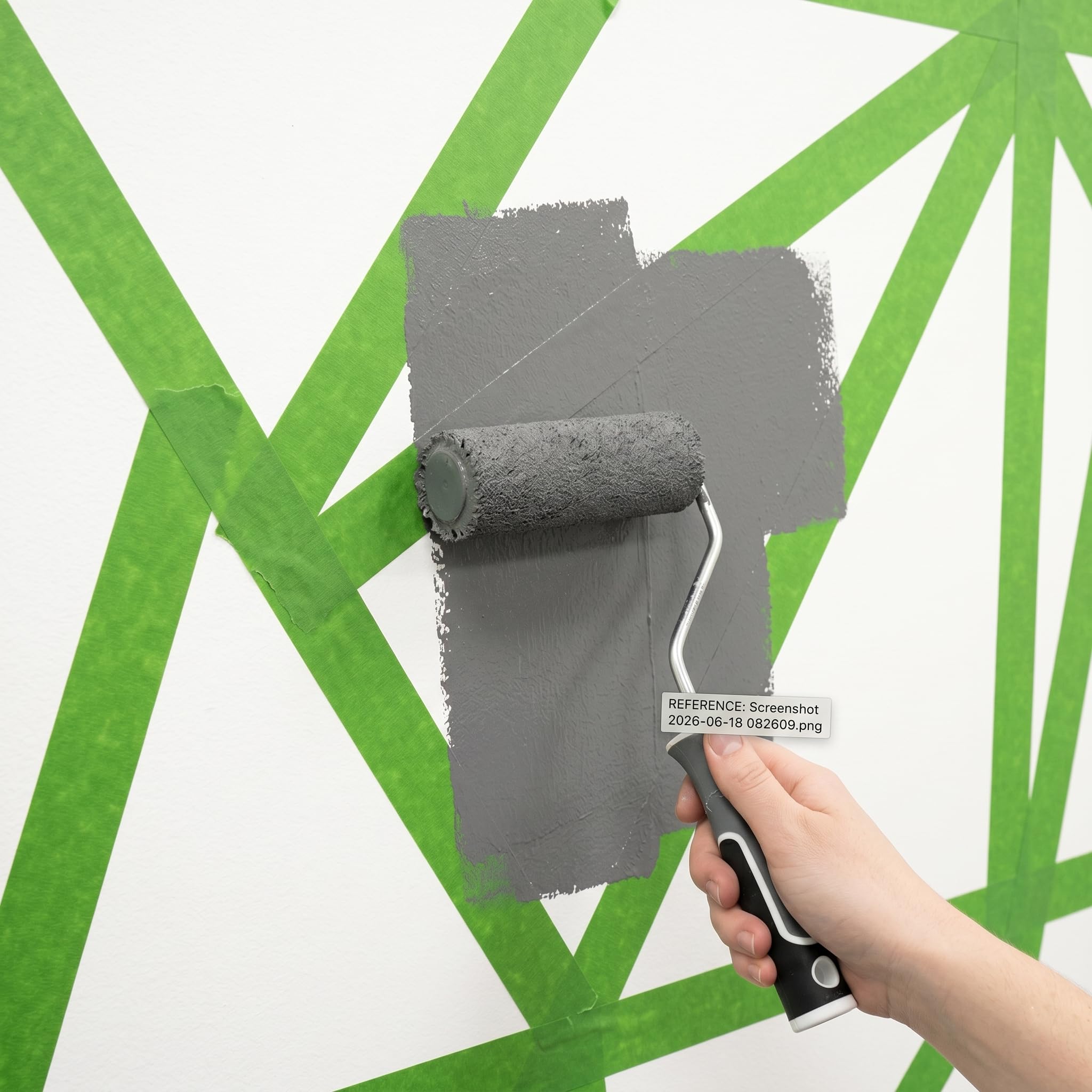 Green Fine Line Masking Tape 3mm x 55m - Image 3