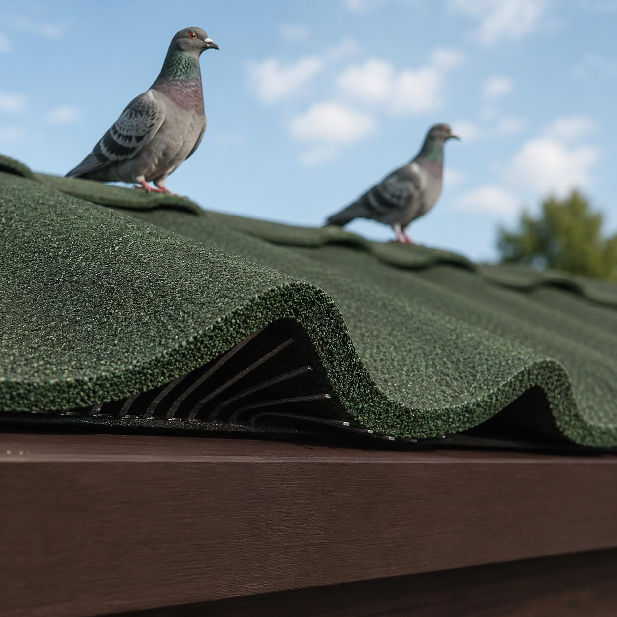 Eaves Comb Bird Barrier 60mm x 1m Brown Pack of 15 - Image 4