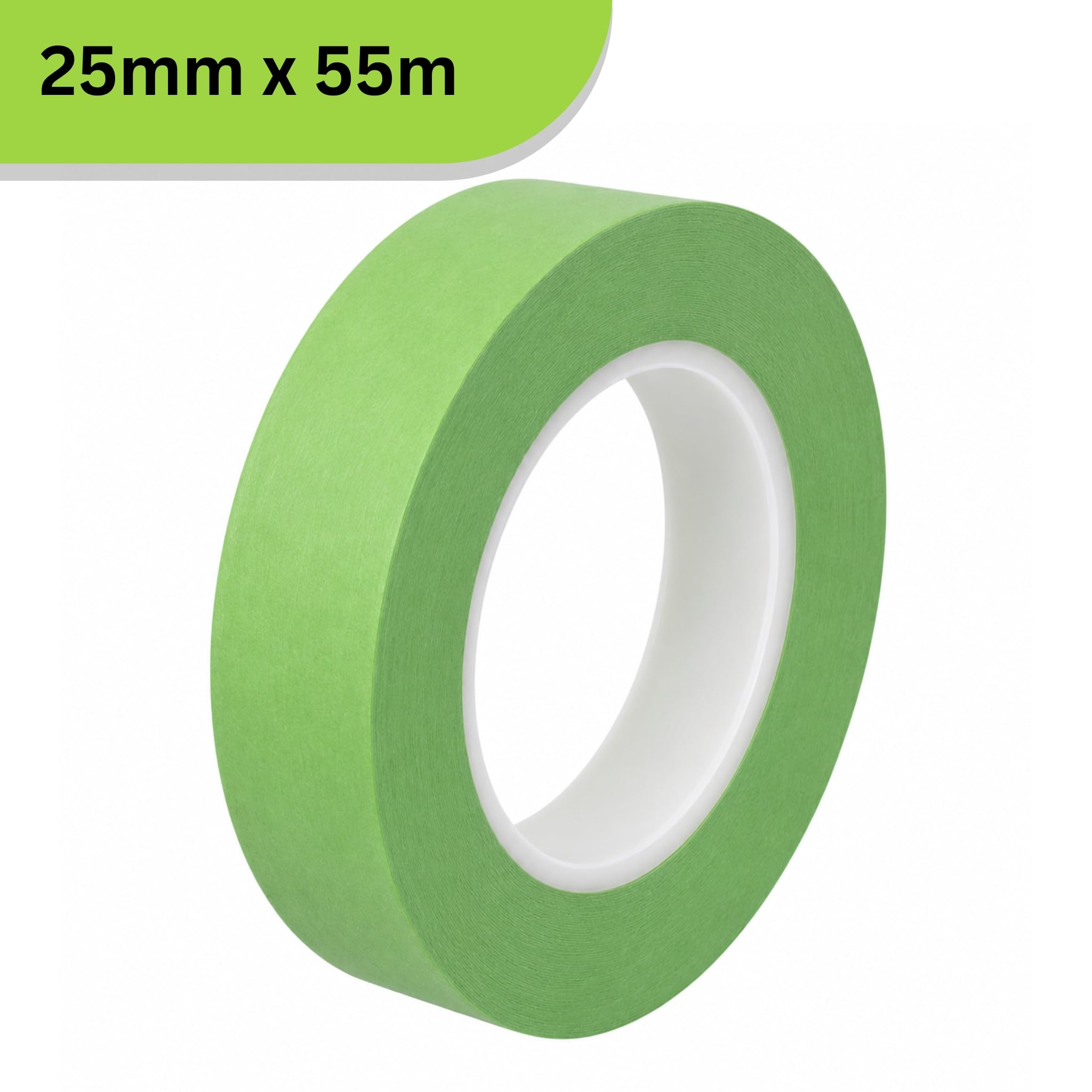 Green Fine Line Masking Tape 25mm x 55m - Image 2