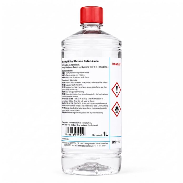 Methyl Ethyl Ketone MEK Cleaning Solvent 12L