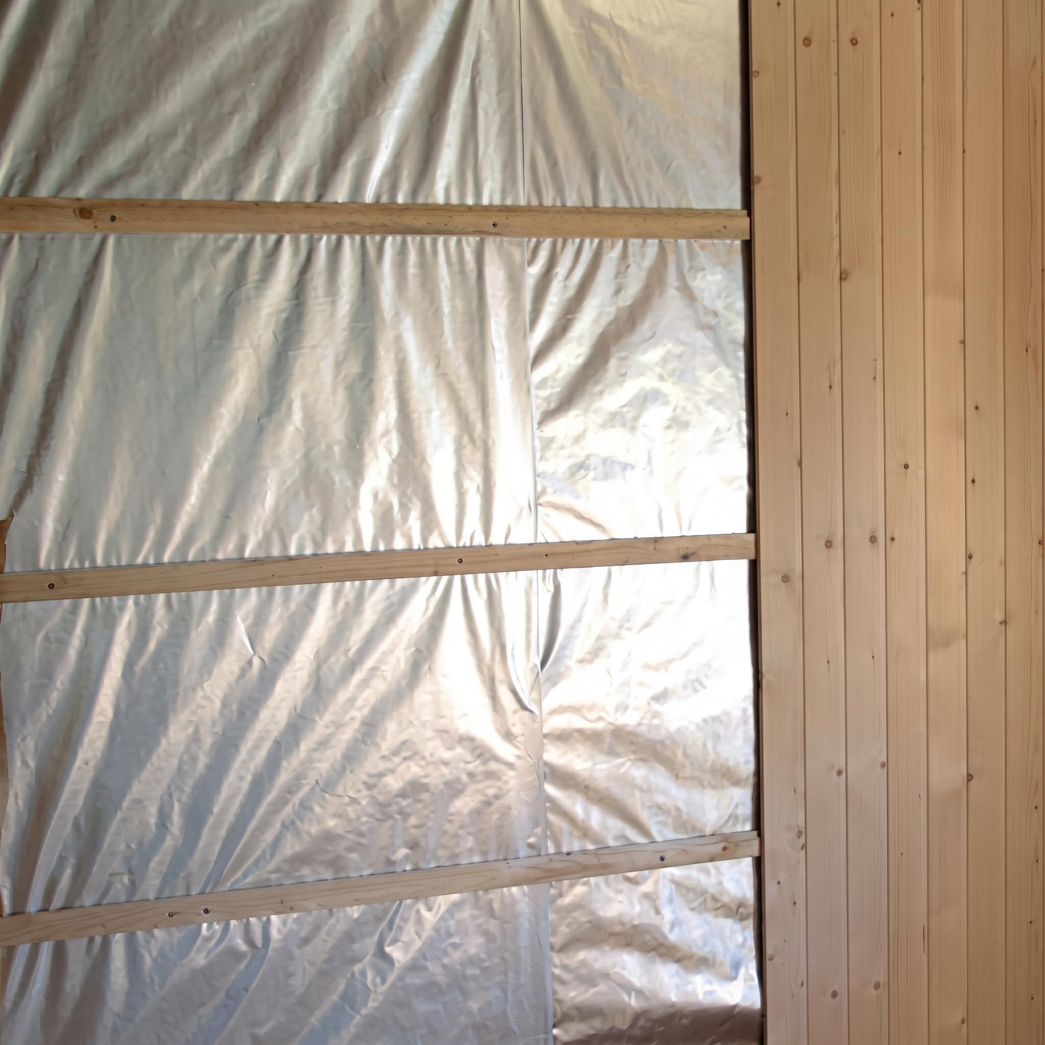Sauna Vapour Barrier Foil 1.25m x 24m with 50mm Tape - Image 4