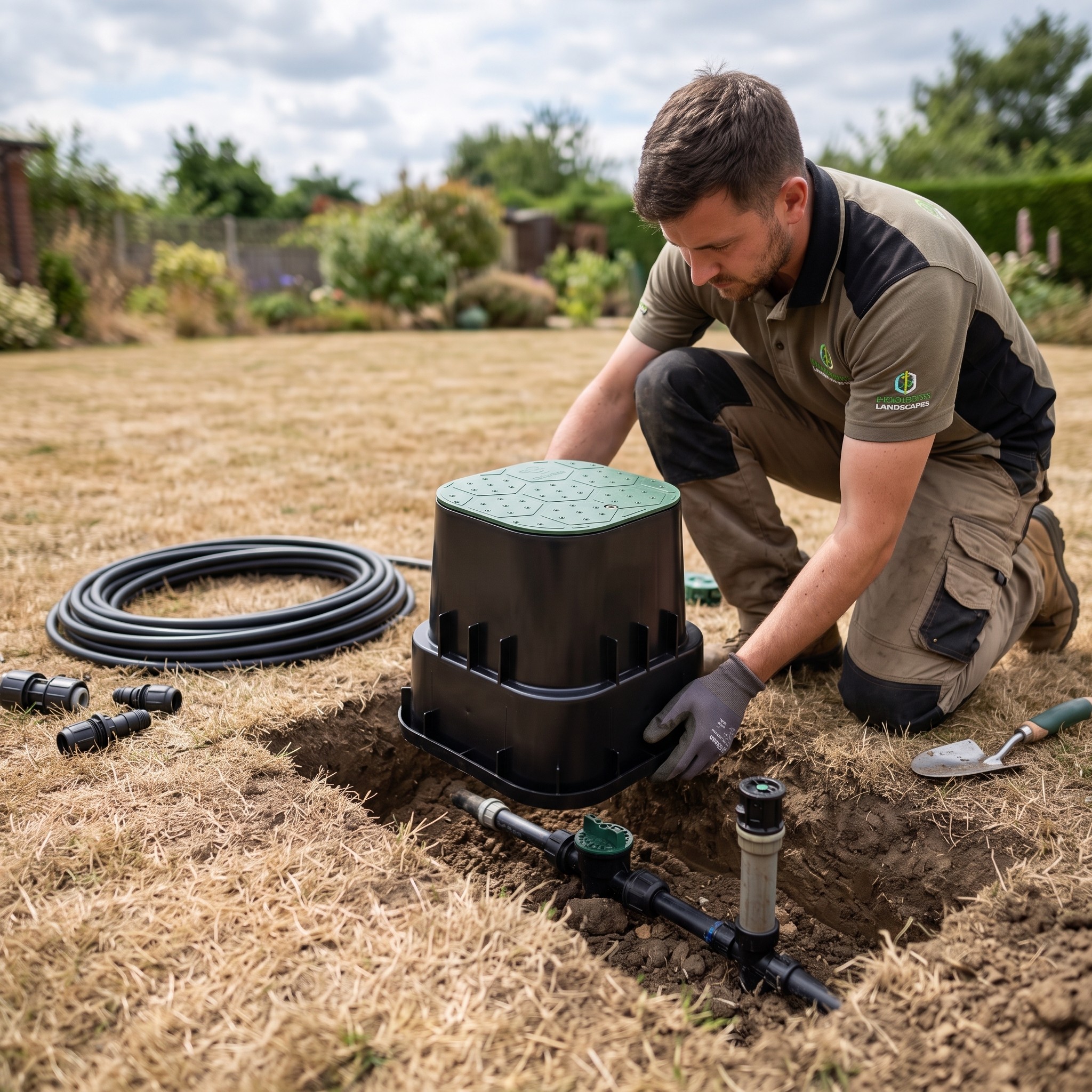 Underground Irrigation Valve Box, Mini, HDPE