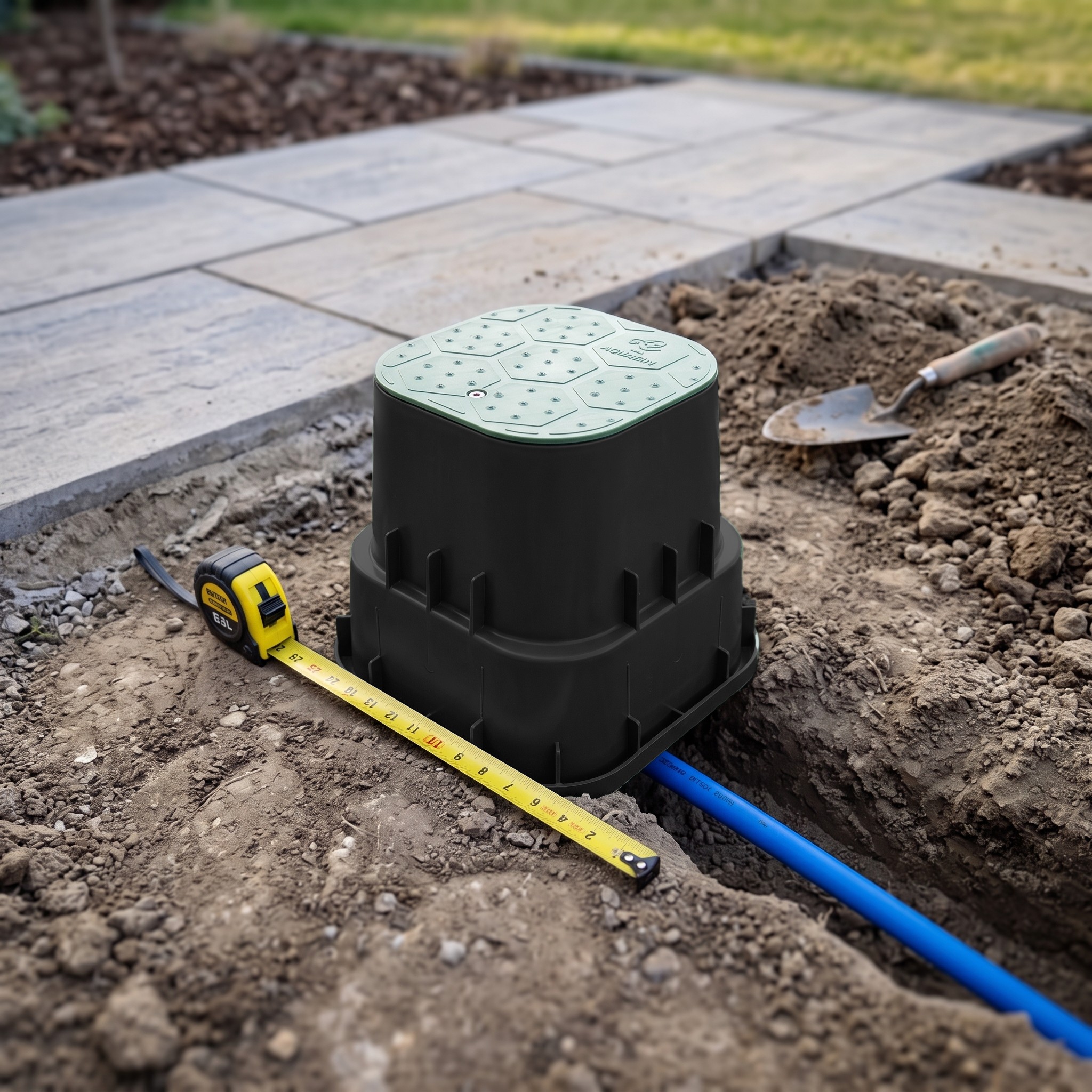 Underground Irrigation Valve Box, Mini, HDPE
