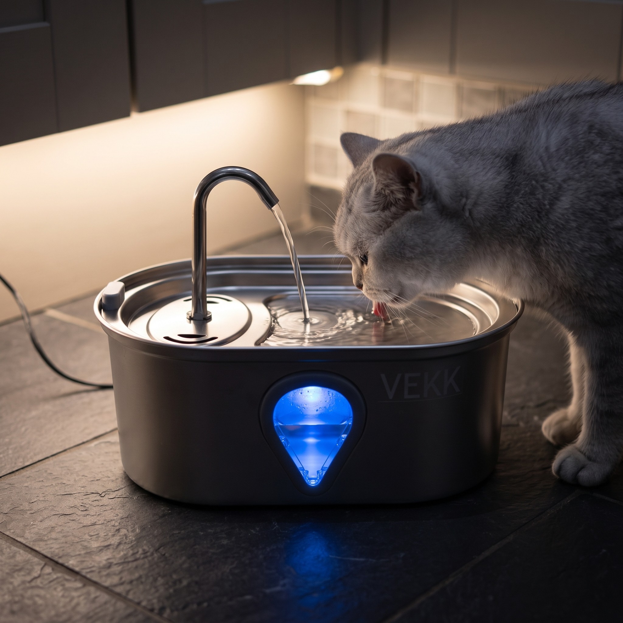Stainless Steel Pet Water Fountain for Cats and Dogs - Image 5