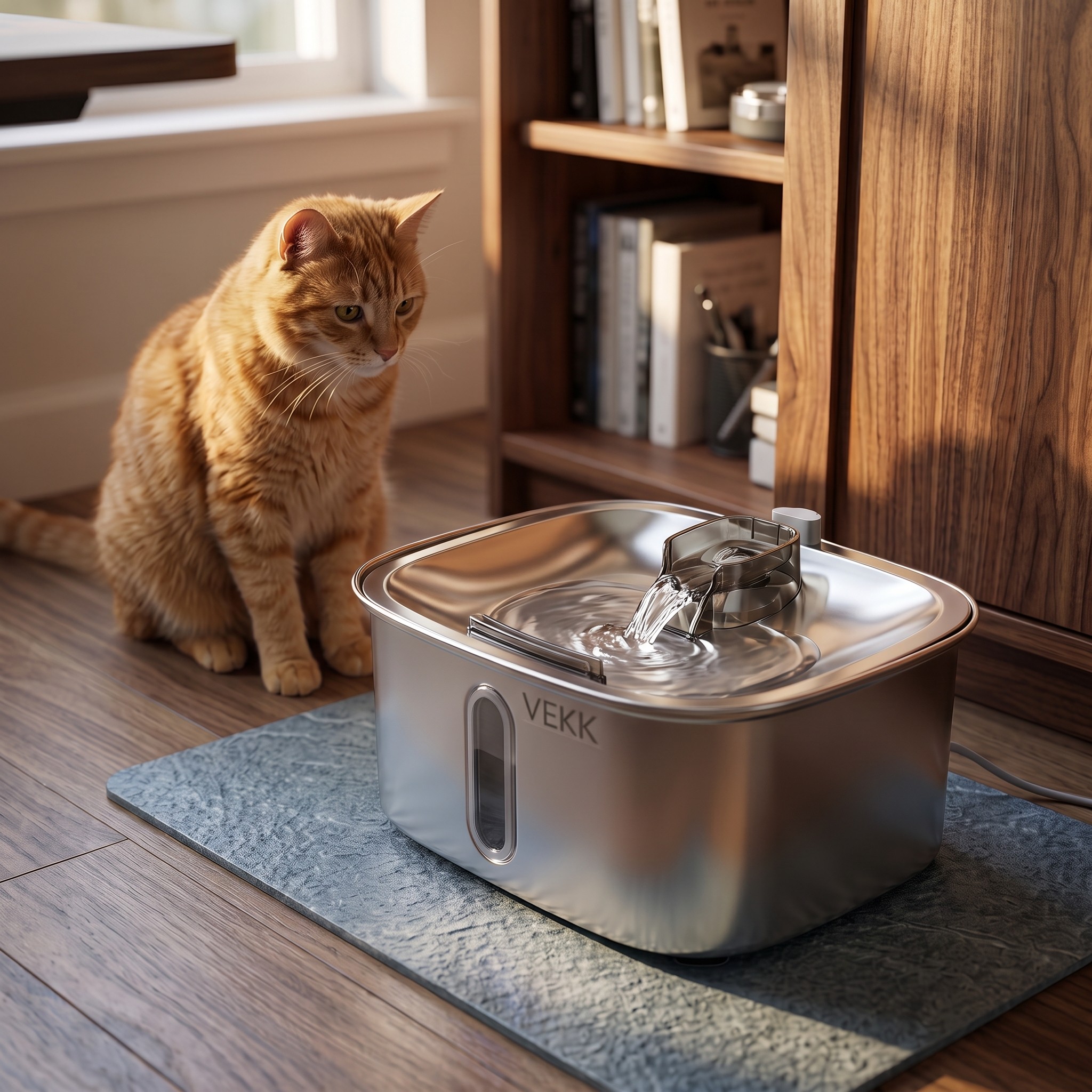 Stainless Steel Pet Water Fountain for Cats and Dogs - Image 4