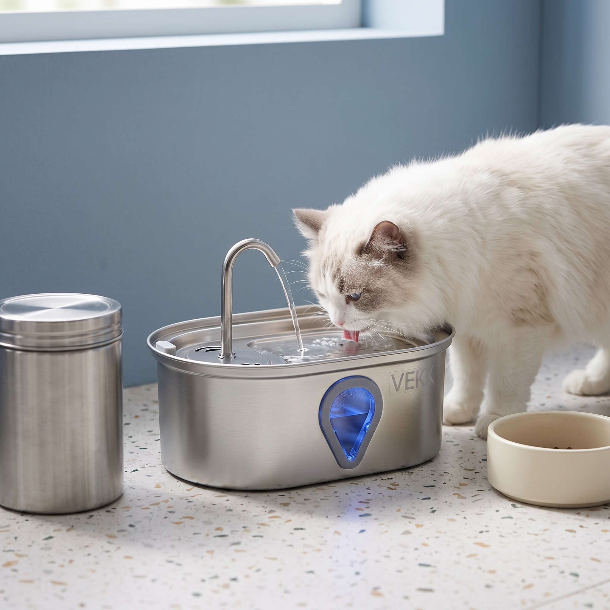 Stainless Steel Pet Water Fountain for Cats and Dogs - Image 7