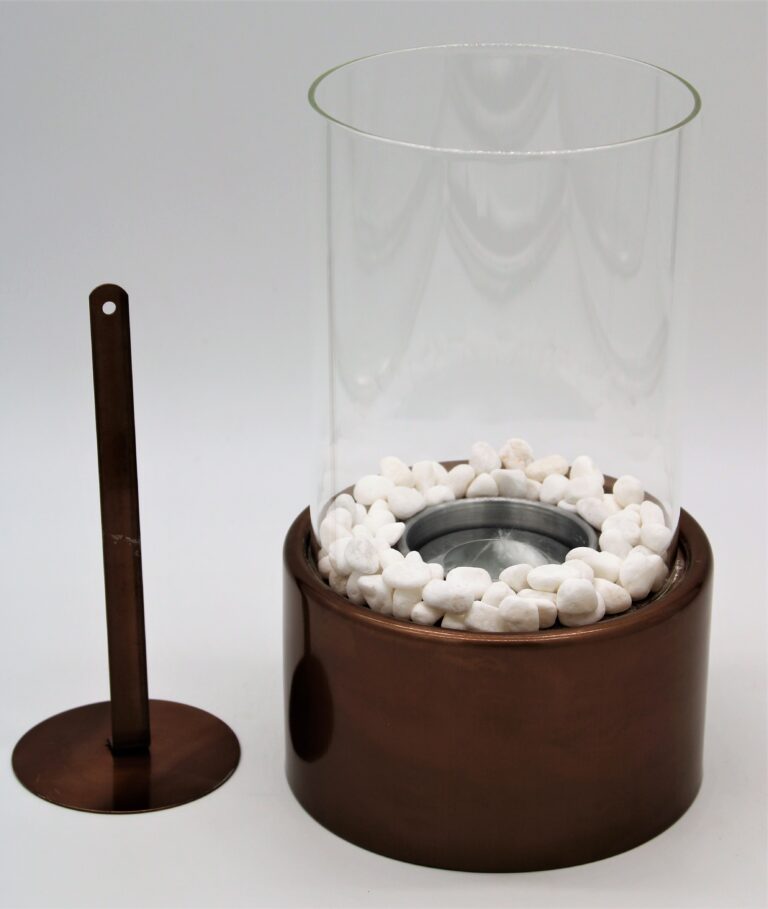 Katy Cylindrical Tabletop Bioethanol Fireplace