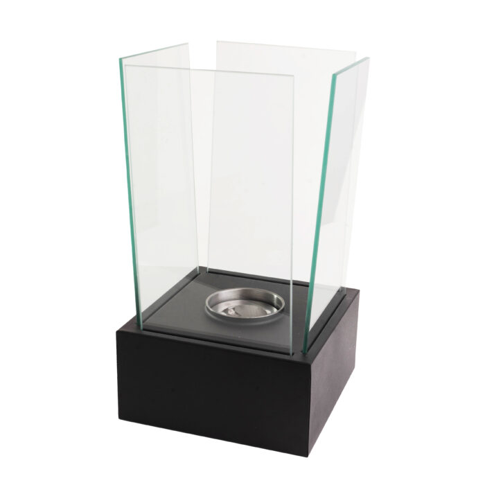 Tabletop Bioethanol Fireplace Tornado, Black