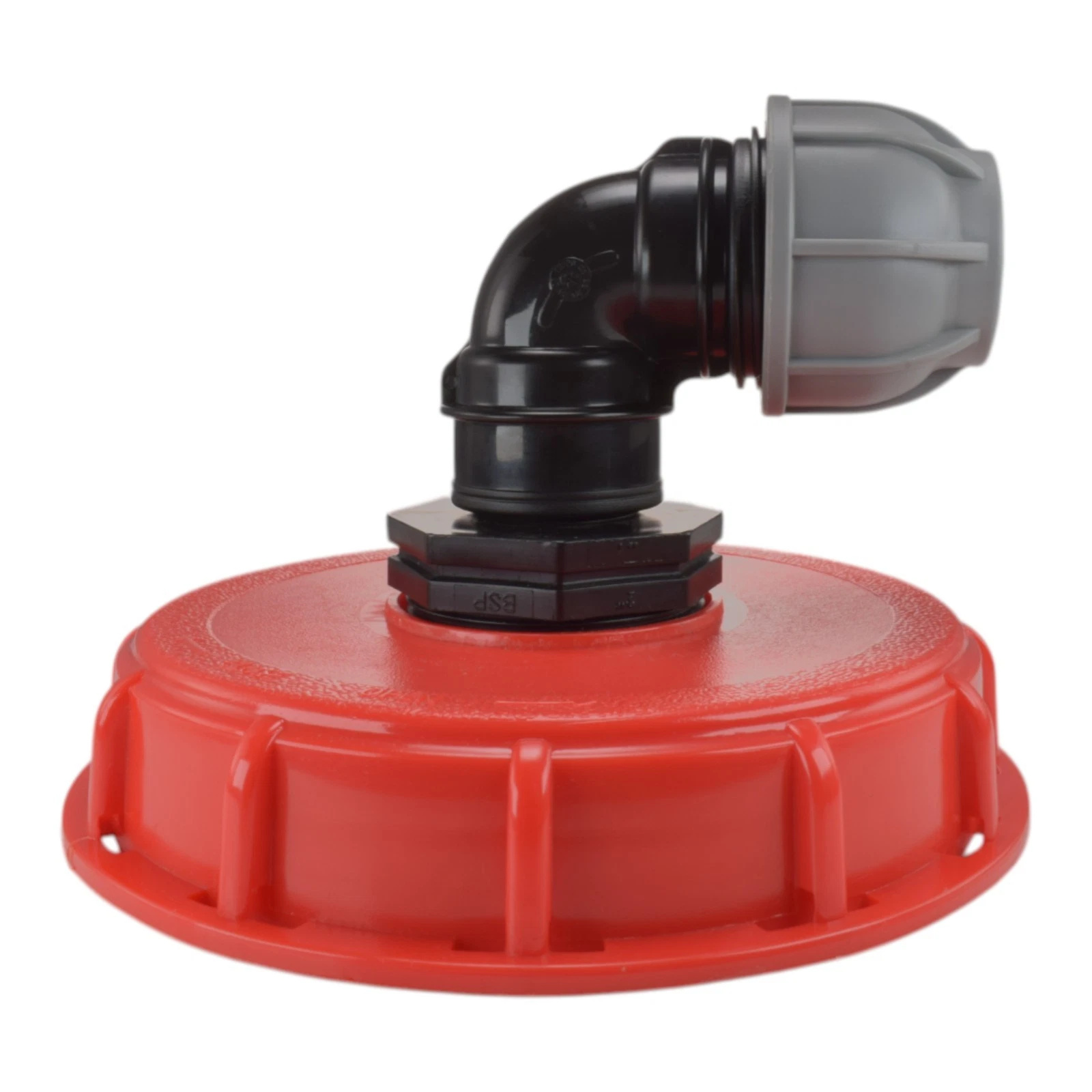 IBC Tank Top Lid 150mm with MDPE Compression Elbow