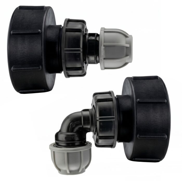 IBC Adapter Kit, S100x8 to MDPE Water Pipe