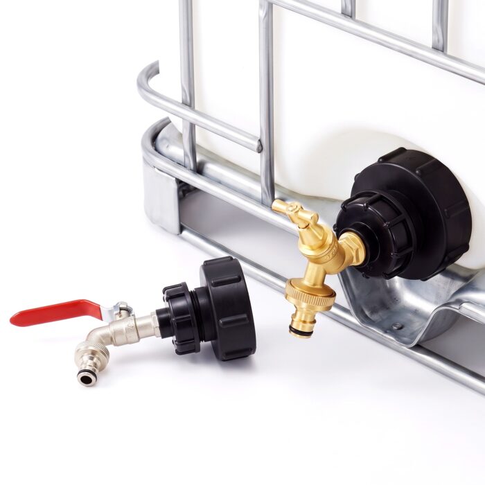 IBC S100x8 Adapter Kit with 3/4" Garden Tap