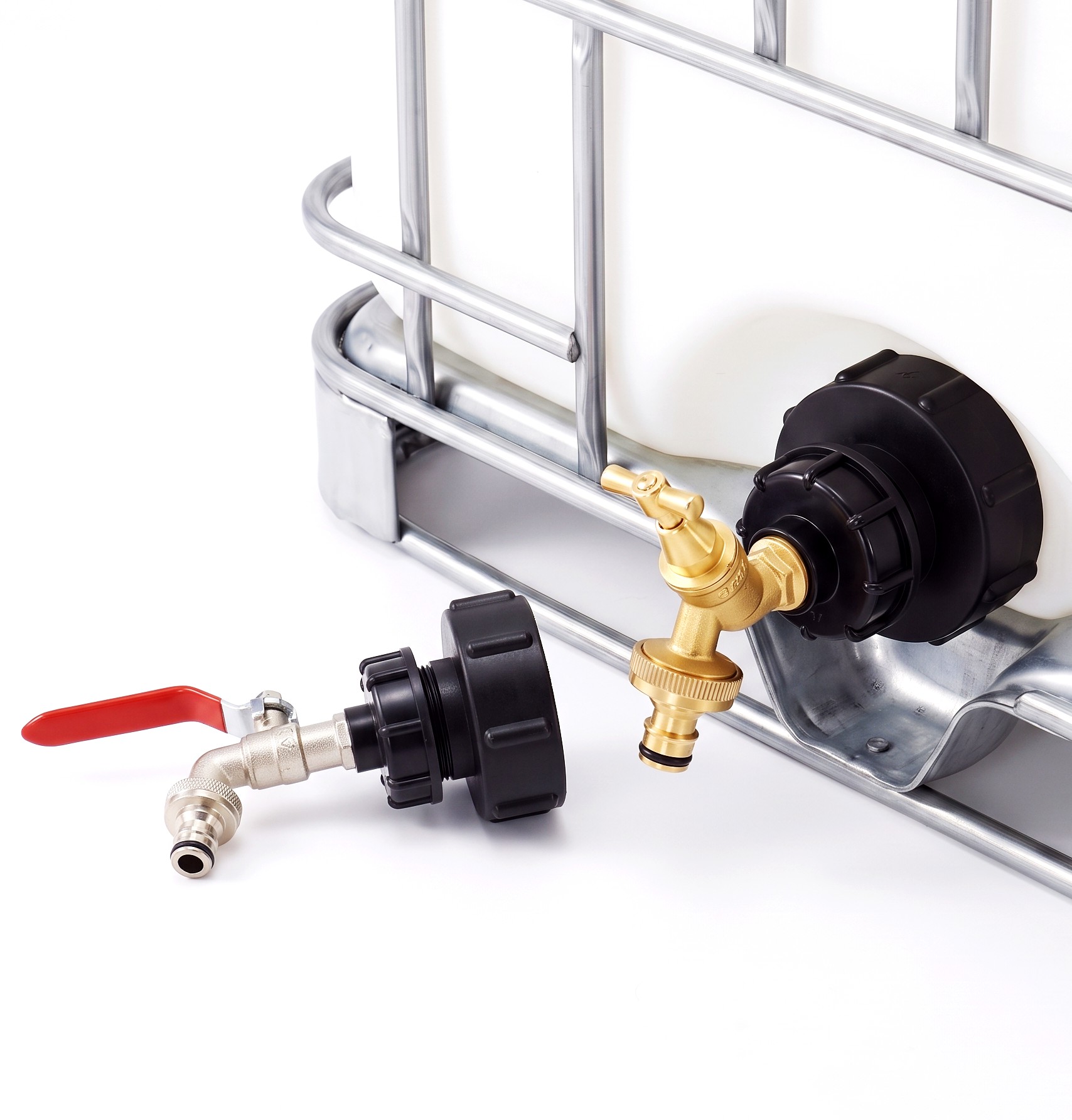 IBC S100x8 Adapter Kit with 3/4" Garden Tap