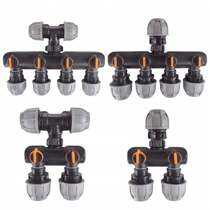 MDPE Water Pipe Manifold Kit, 2 or 4 Outlets