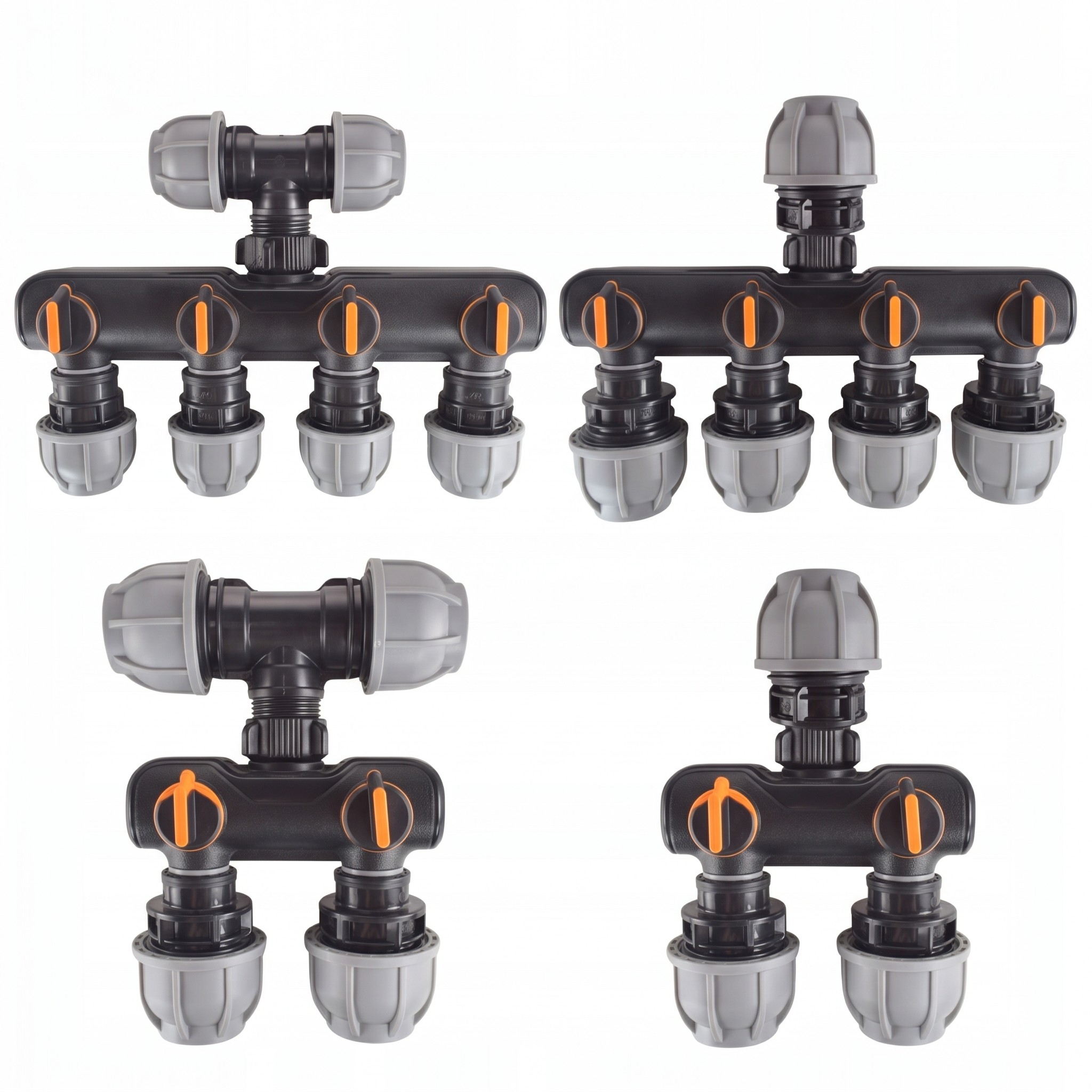 MDPE Water Pipe Manifold Kit, 2 or 4 Outlets