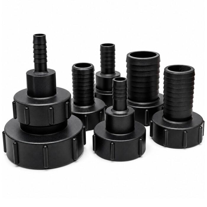 IBC Adapter Kit, S100x8 to Brass Hose Tail