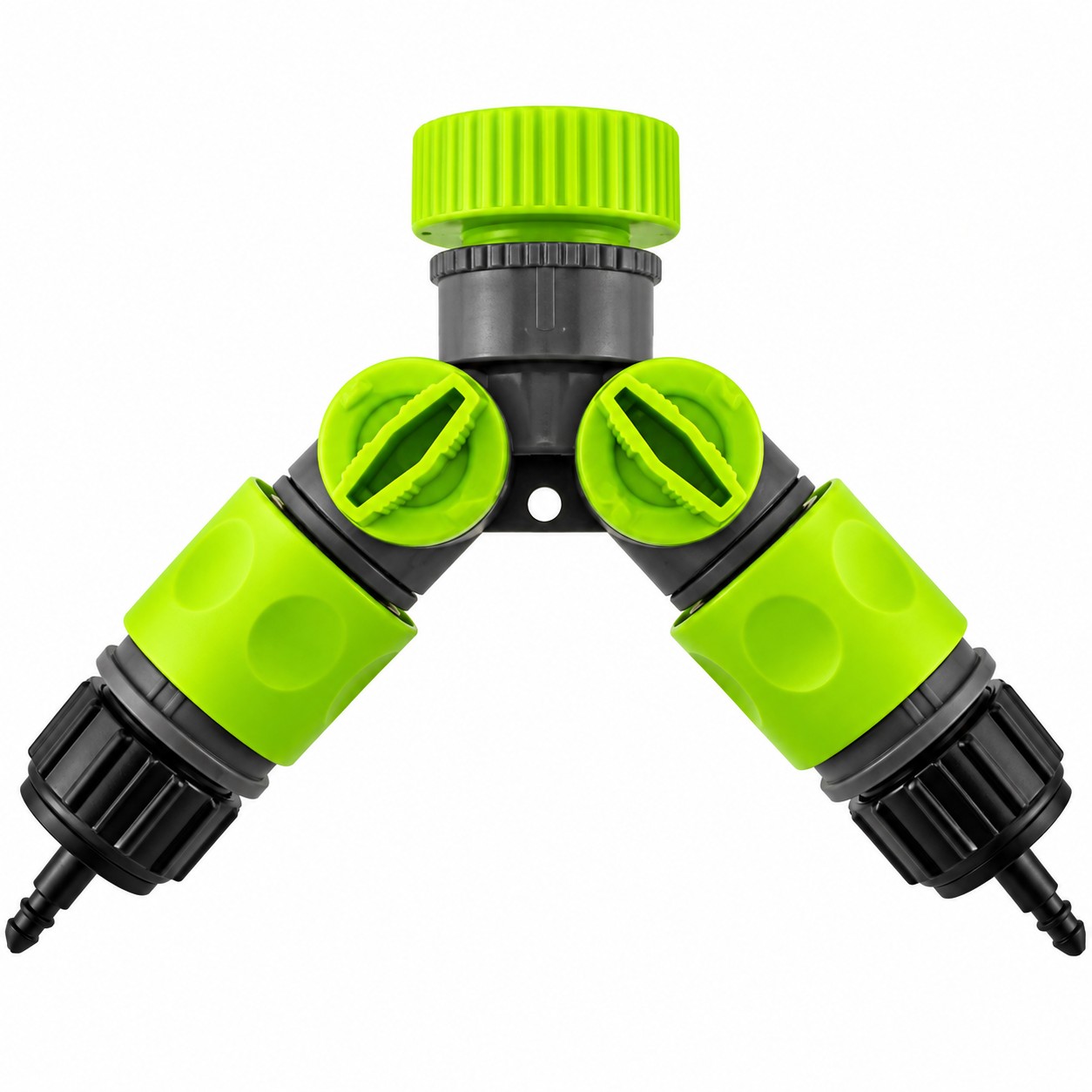 Two-Valve Tap Manifold for 4 mm Micro-Irrigation Pipe