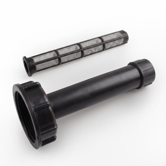 IBC S60x6 Outlet Cap with 3/4 inch BSP Inline Screen Filter