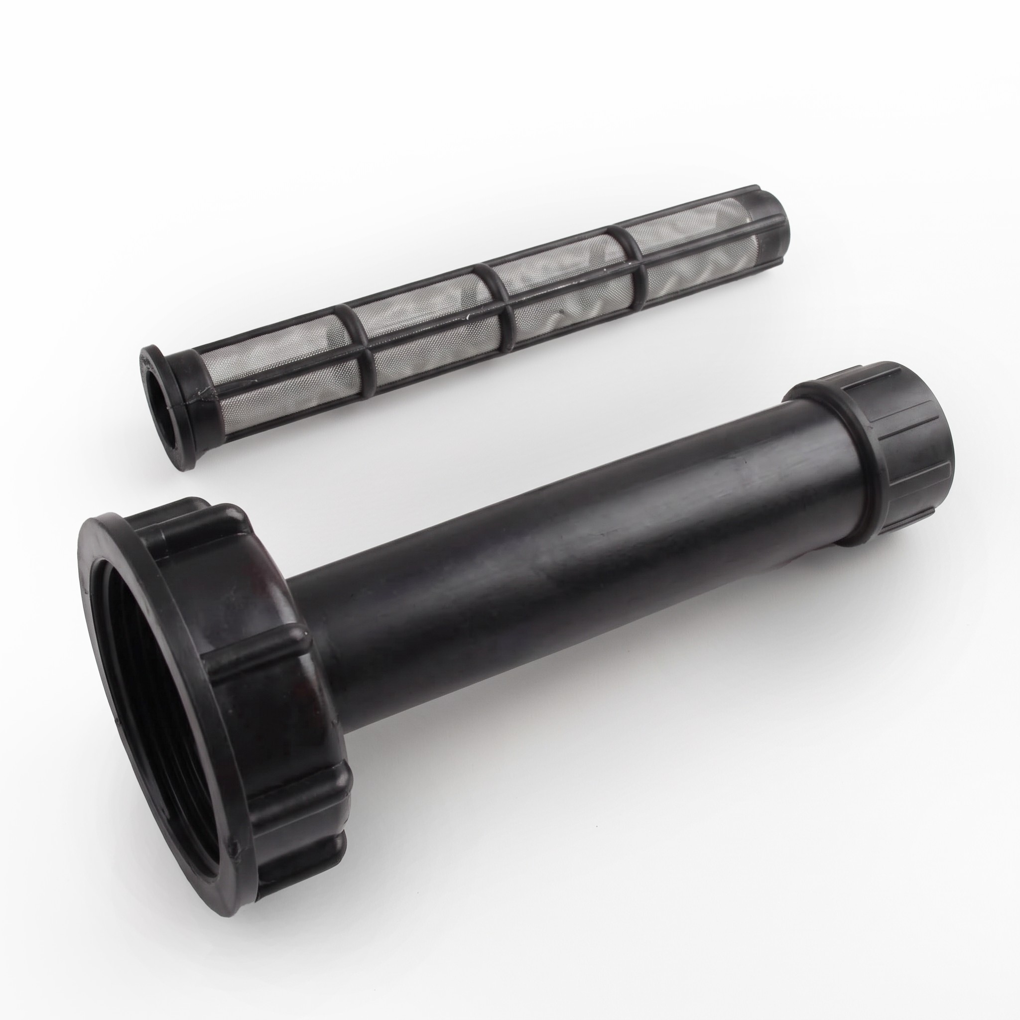IBC S60x6 Outlet Cap with 3/4 inch BSP Inline Screen Filter