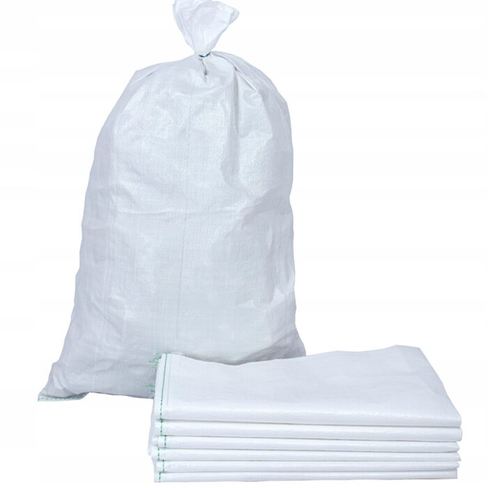 Rubble Sack White Woven Polypropylene Pack of 10
