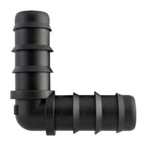 Irrigation Elbow Connector for 1/2in LDPE Pipe