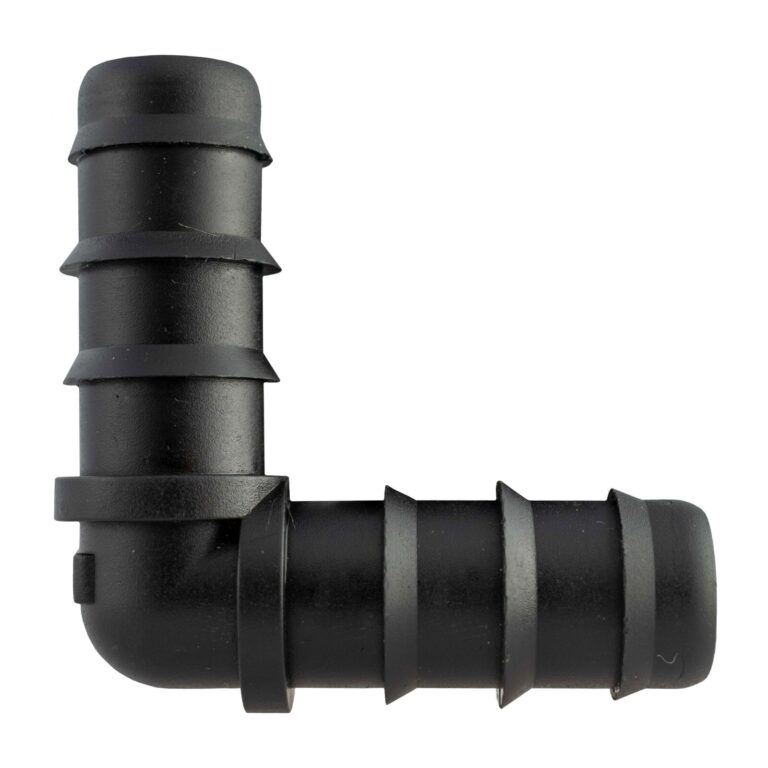 Barbed Elbow Connector 1/2in for Irrigation Pipe